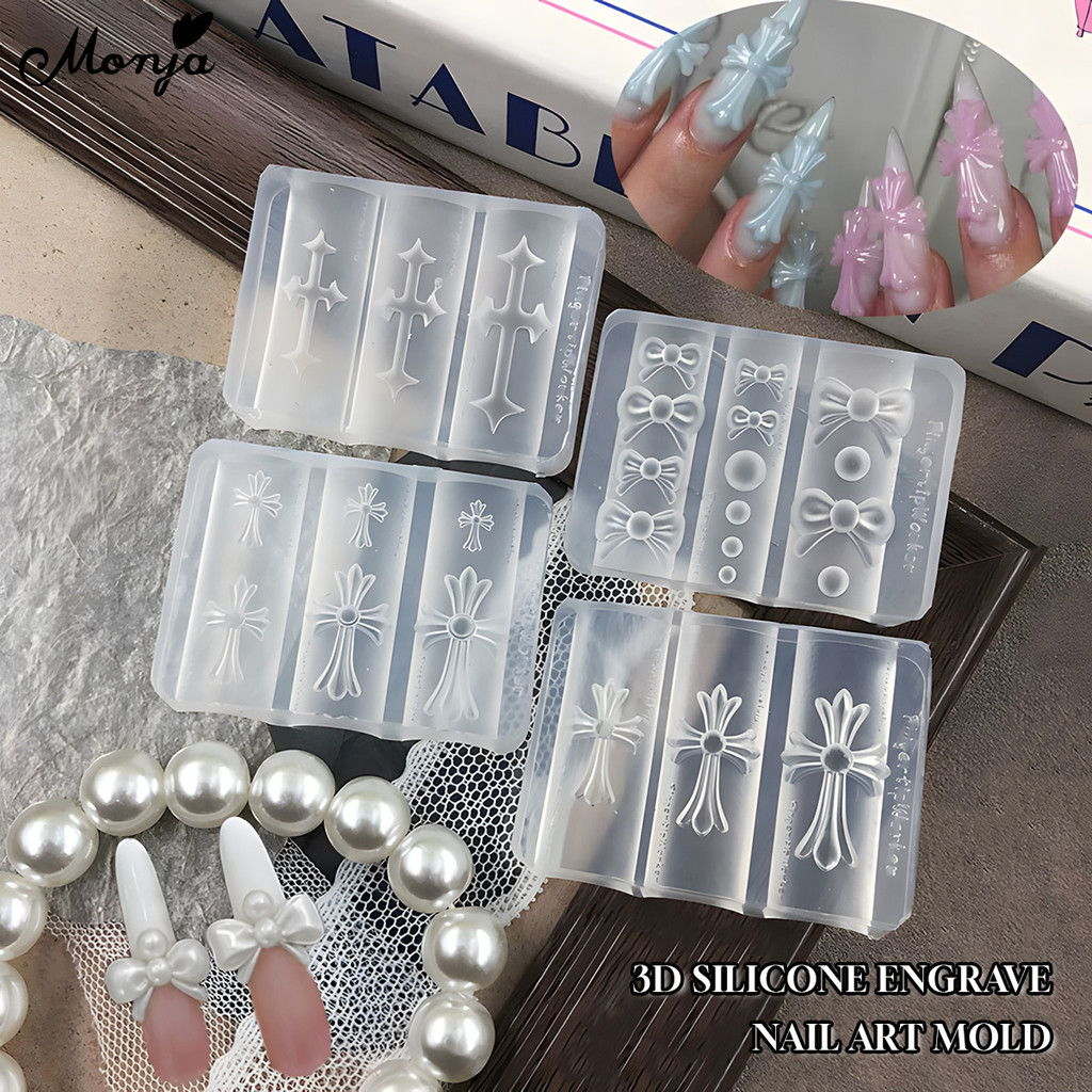 Nail Art Gothic - Силиконовые формы для дизайна ногтей в