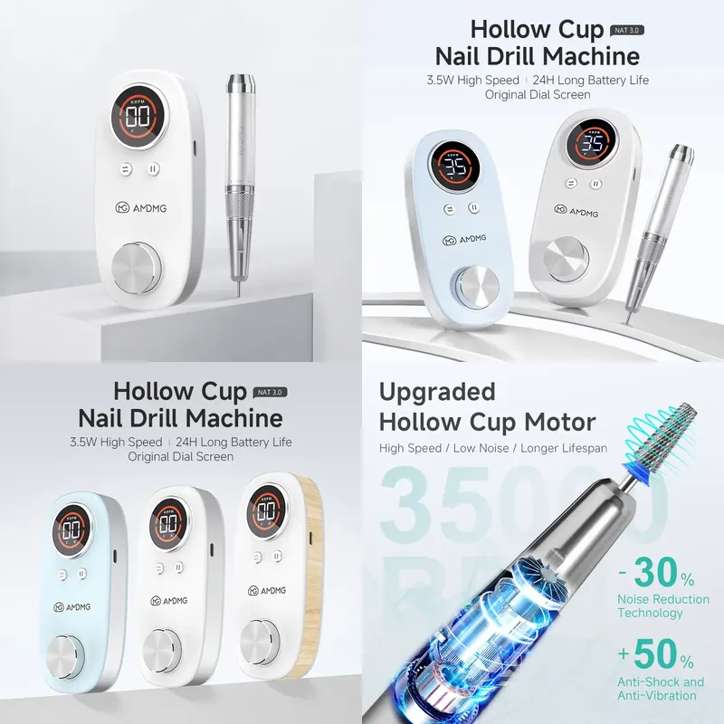 Nail Drill Machine - Профессиональный аппарат для маникюра AMDMG Hollow