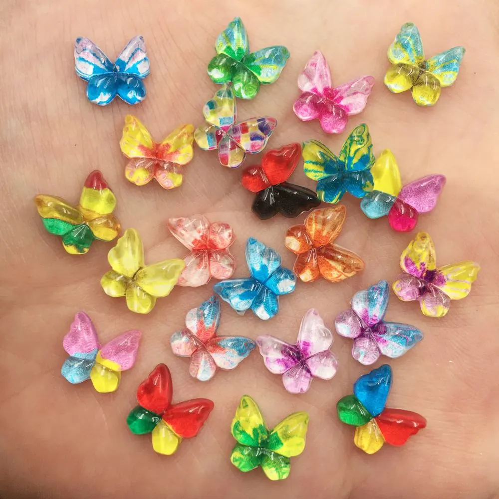 Nail Art Glossy - Полимерные блестки, красочные 10 мм, кавайные