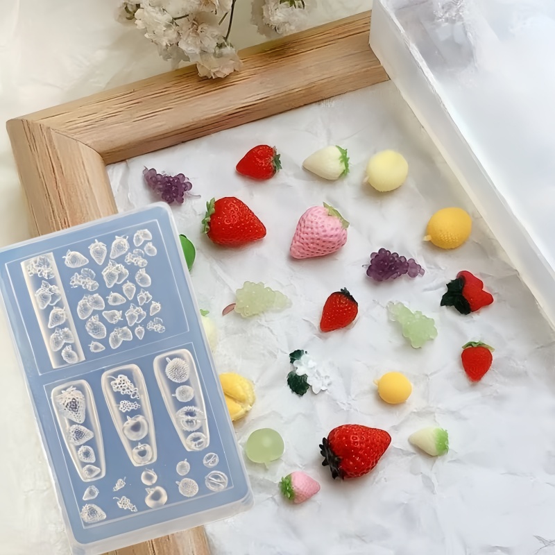 Nail Art Strawberry - 1 шт. силиконовая форма для ногтей