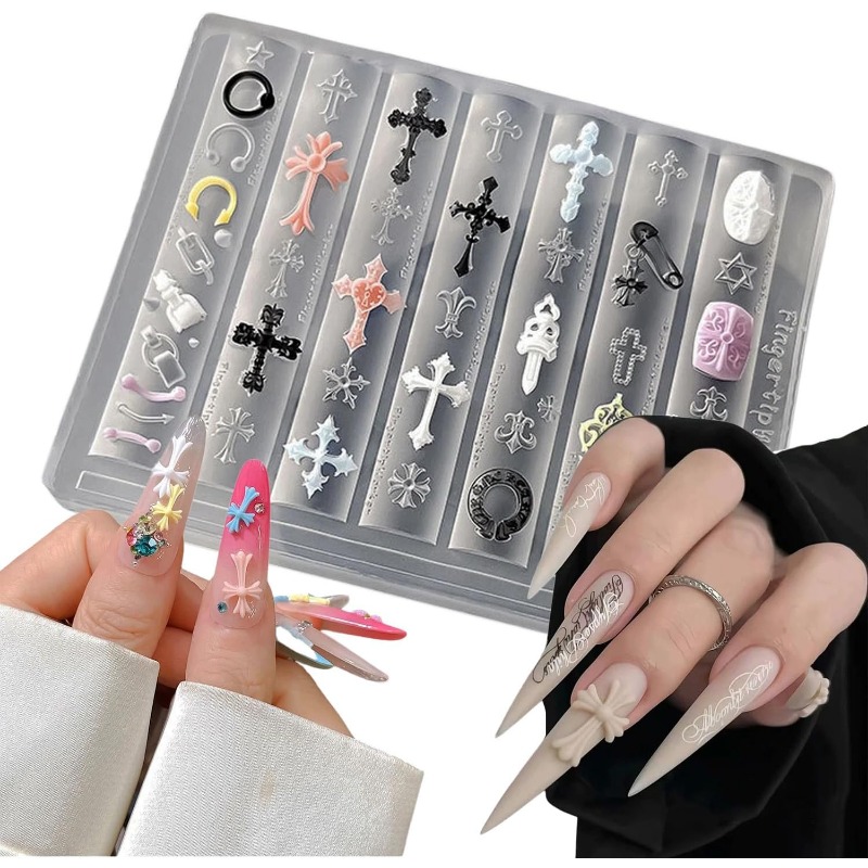 Силиконовые формы для дизайна  – обзор и цена Nail Art Gothic