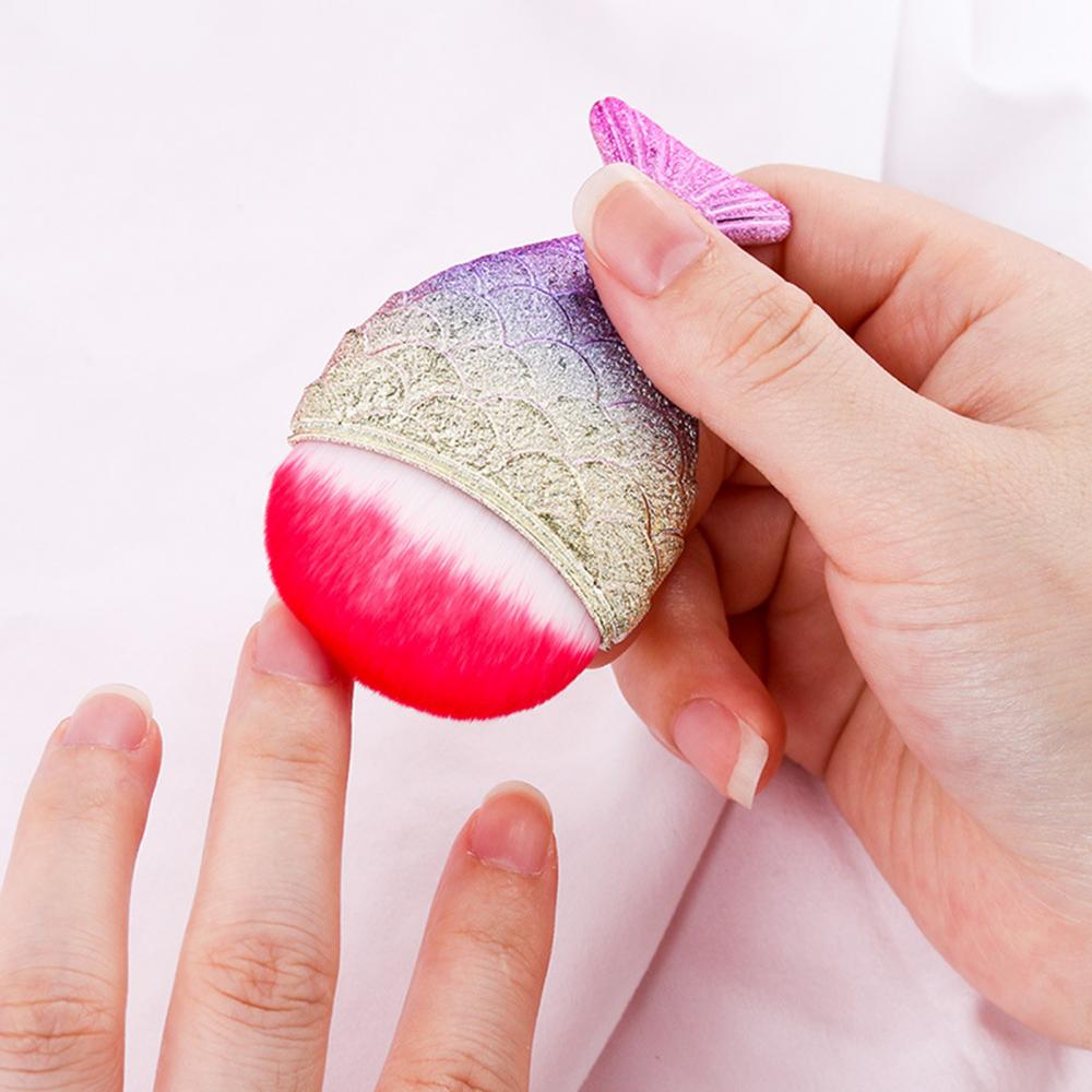 Кисть для макияжа, хвост русал – обзор и цена Nail Art Xl