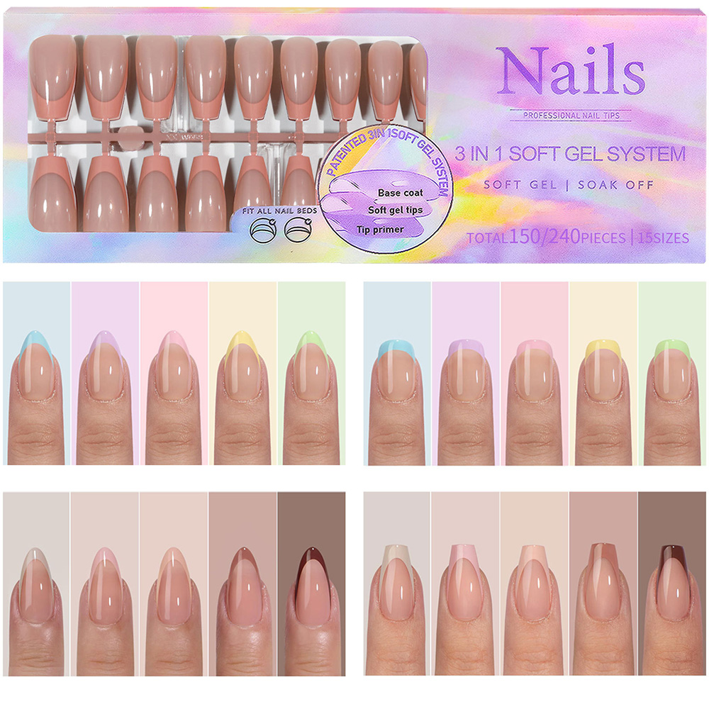 150 шт./коробка, французские н – обзор и цена Nail Art Xl