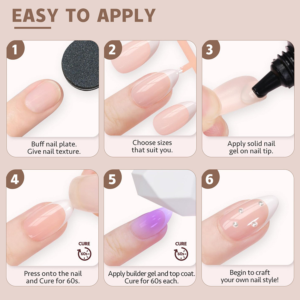 150 шт./коробка, французские н – обзор и цена Nail Art Xl