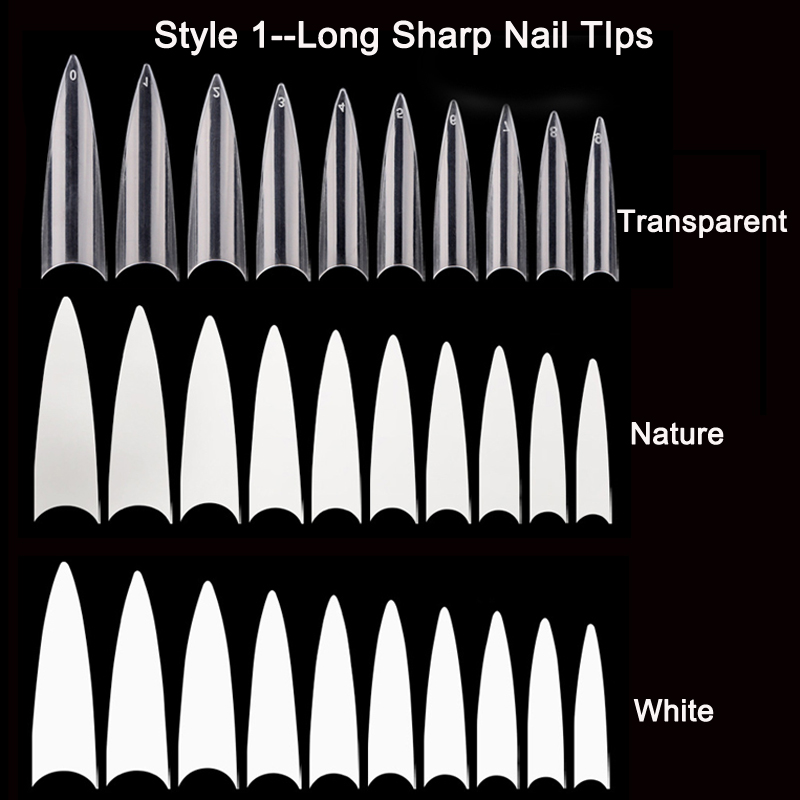 500/600 шт./упаковка, накладны – обзор и цена Nail Art Xl