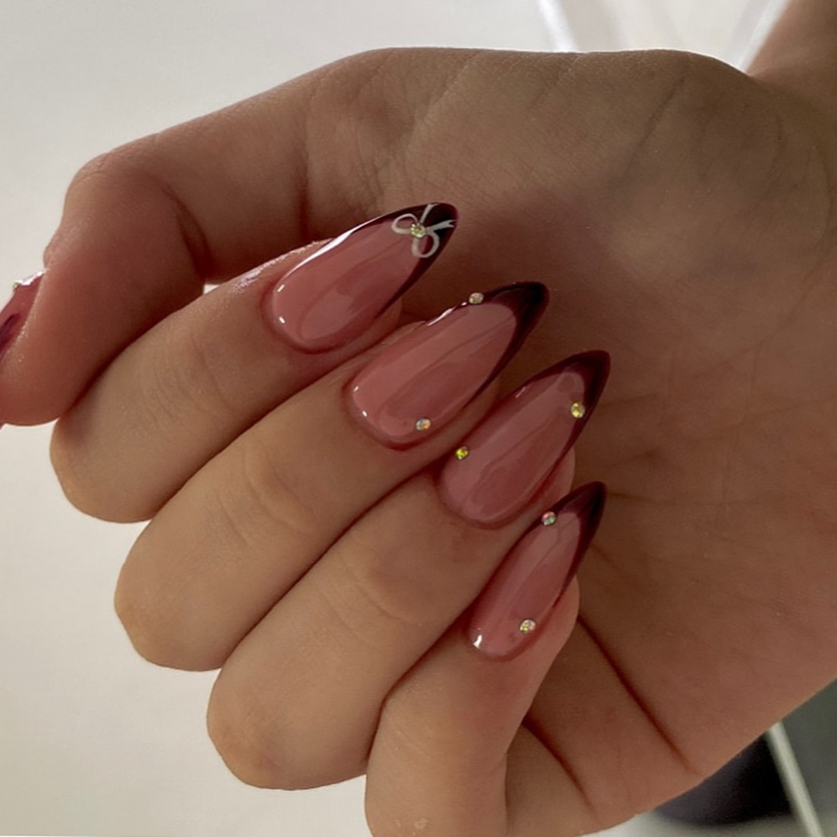 24 шт. ретро-накладных ногтей  – обзор и цена Nail Art French Nails