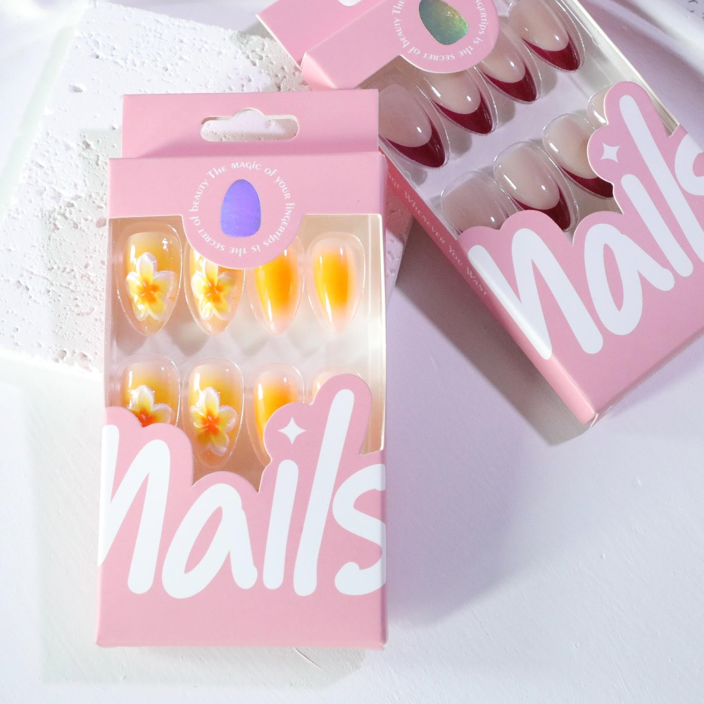 24 шт. накладных ногтей средне – обзор и цена Nail Art French Nails