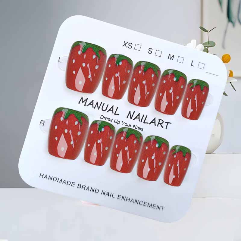 10 шт., серия «Маленькие свежи – обзор и цена Nail Art Strawberry