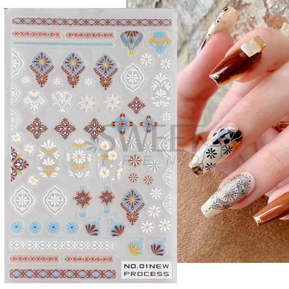3D Богемная матовая Новая накл – обзор и цена Nail Art Zelda