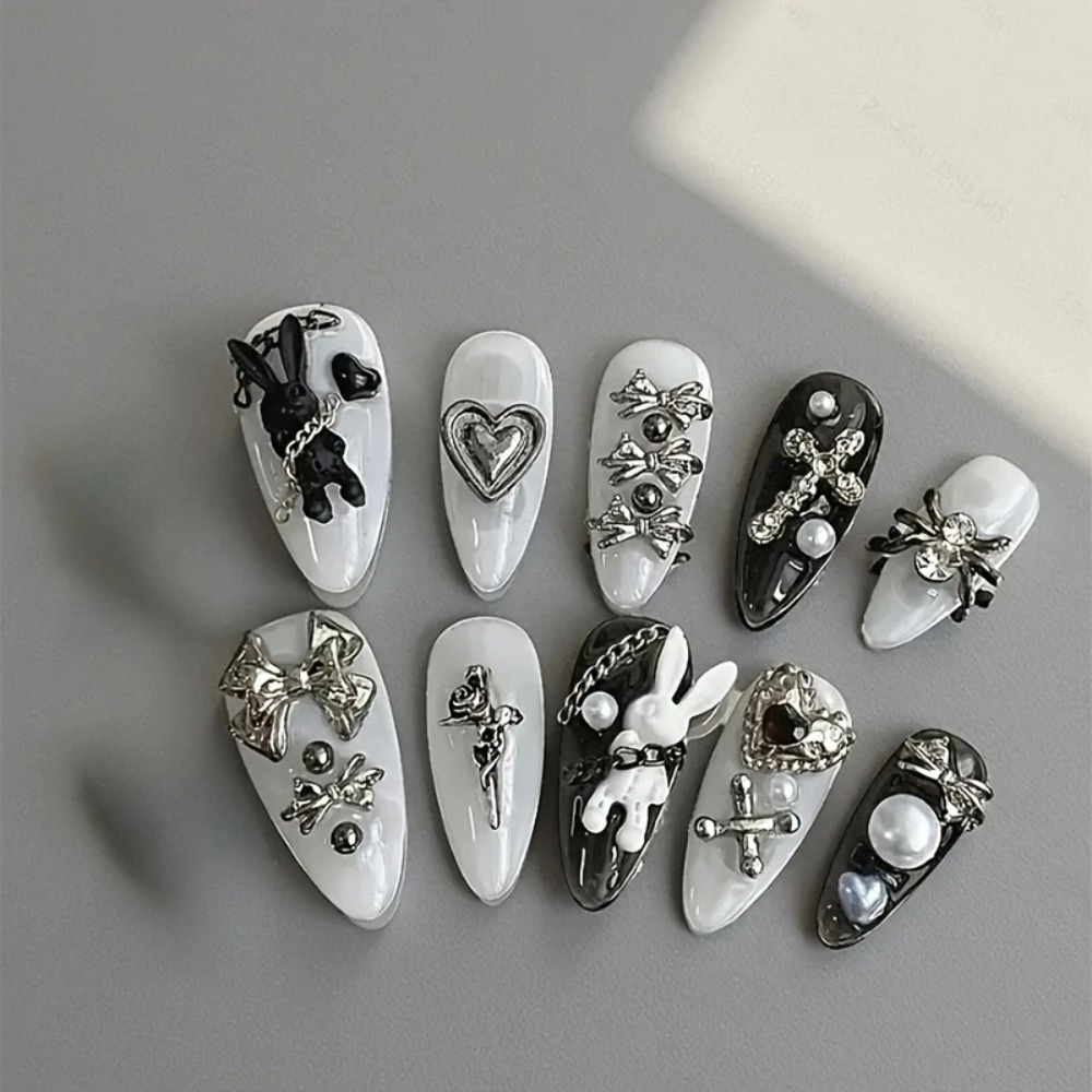 10 шт. персонализированных чер – обзор и цена Nail Art Gothic