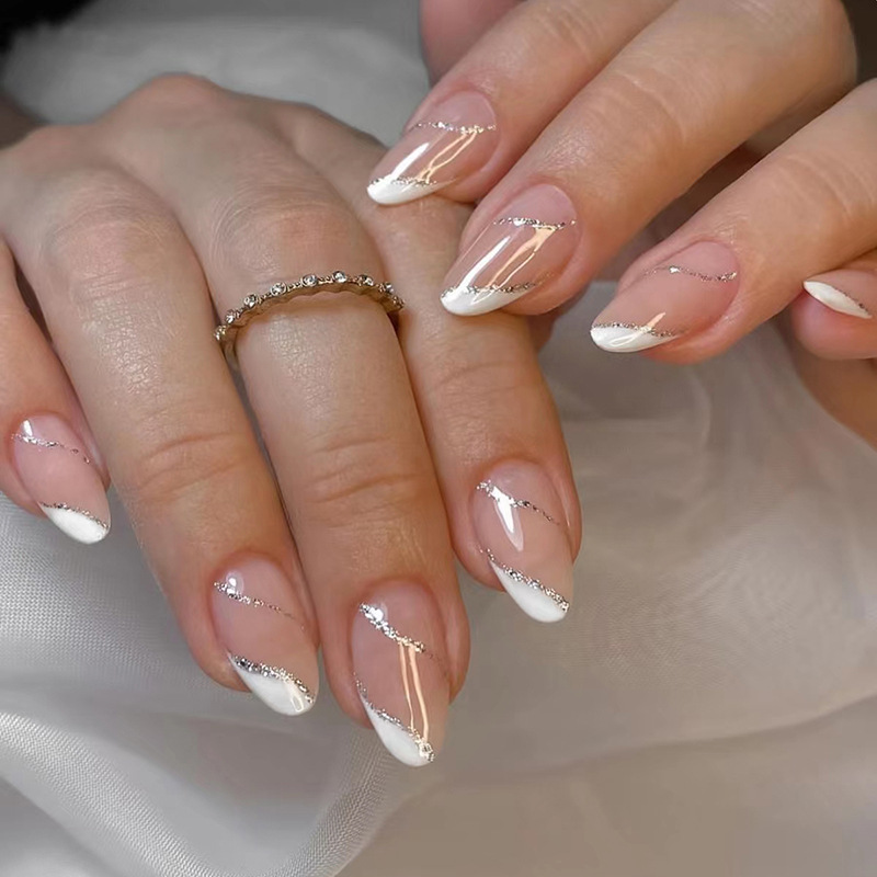 24 шт. накладных ногтей: прост – обзор и цена Nail Art French Nails