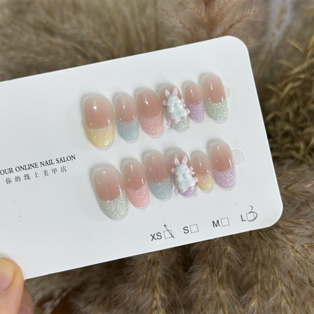 Милые накладные ногти в девичь – обзор и цена Nail Art Strawberry