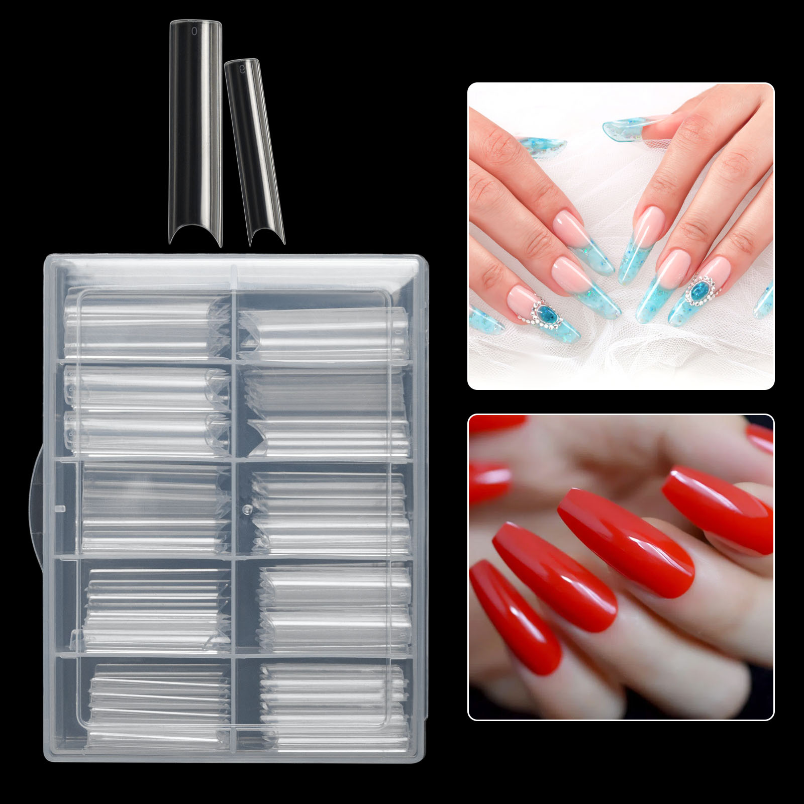 100 шт./кор. XXL, очень прямые – обзор и цена Nail Art Xl