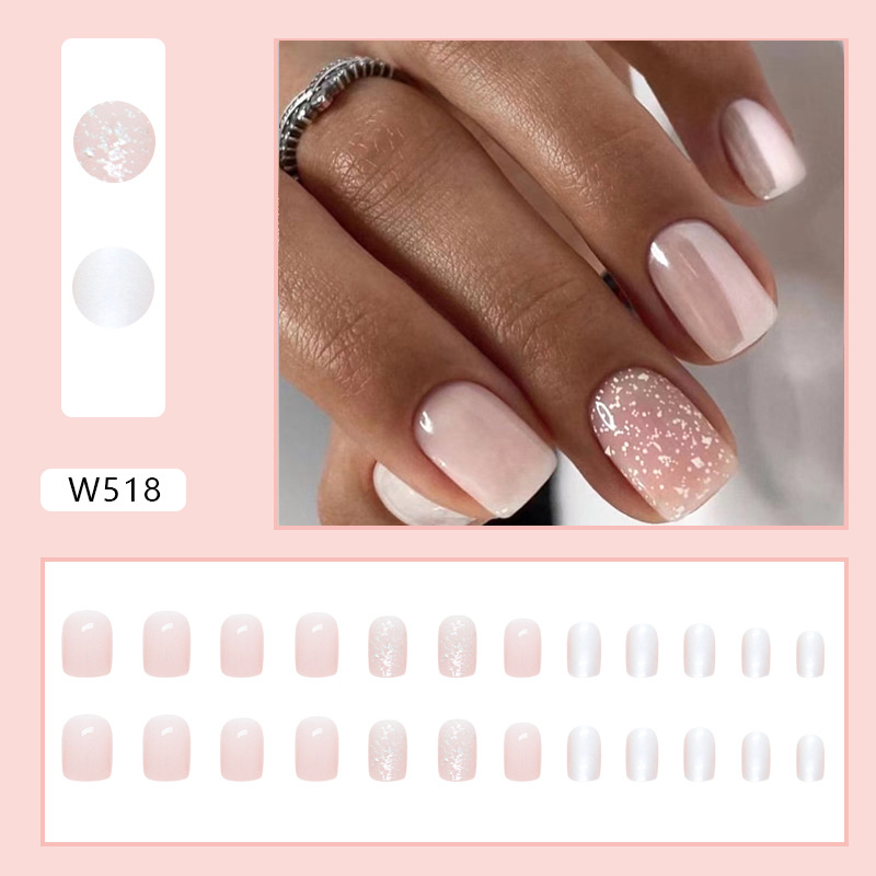 24 шт. накладных ногтей коротк – обзор и цена Nail Art Glossy