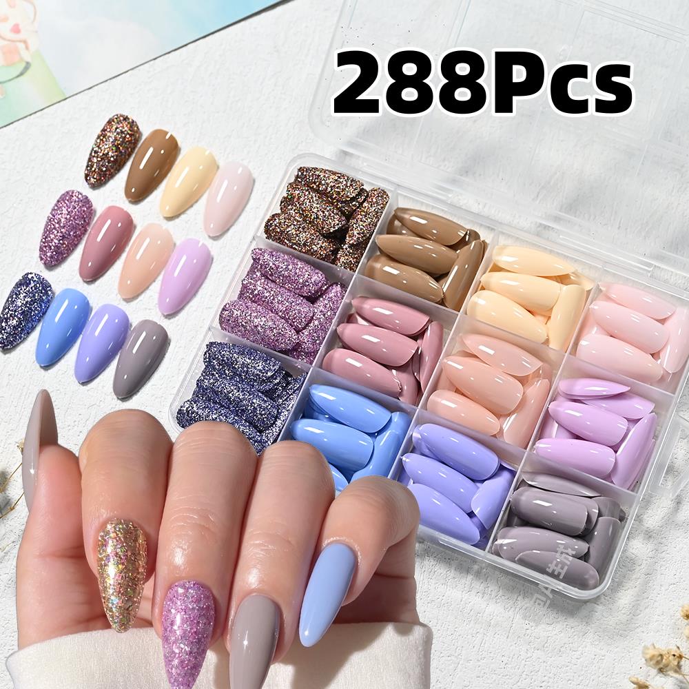 288 шт. глянцевых накладных но – обзор и цена Nail Art Design