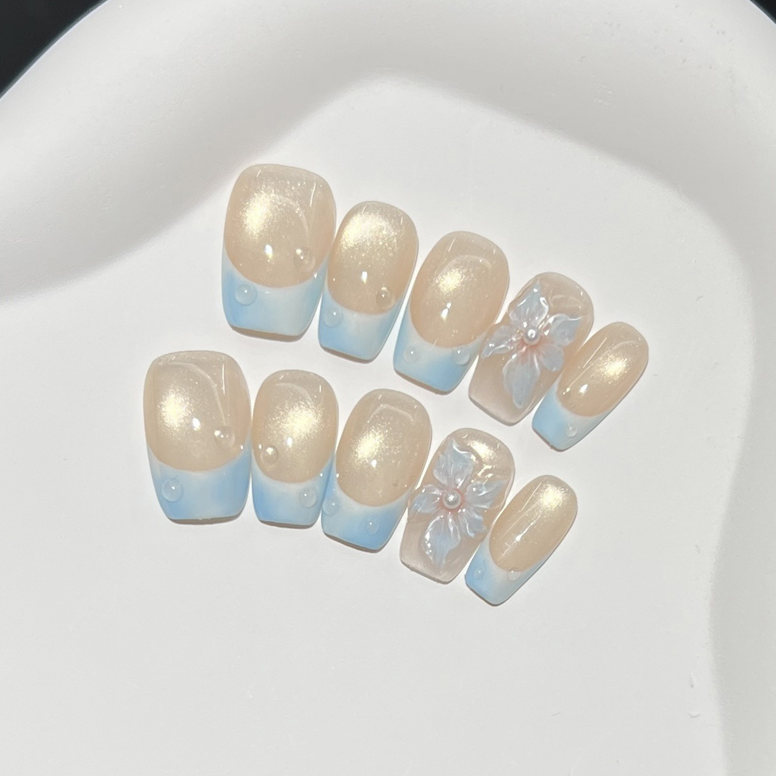 10 шт. французских синих глянц – обзор и цена Nail Art Glossy