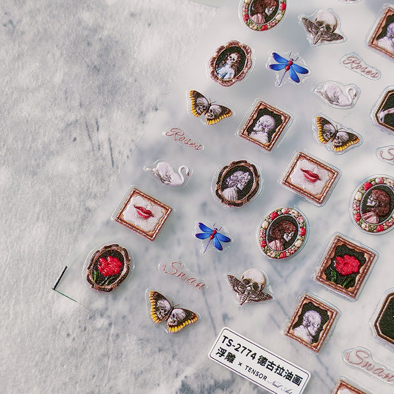 5D Реалистичная рельефная ретр – обзор и цена Nail Art Zelda