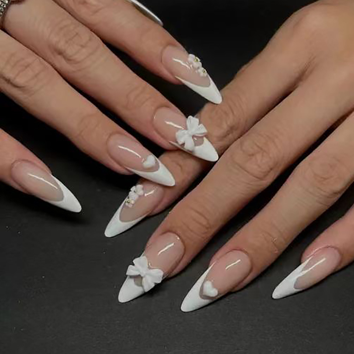 24 шт., модные накладные ногти – обзор и цена Nail Art French Nails