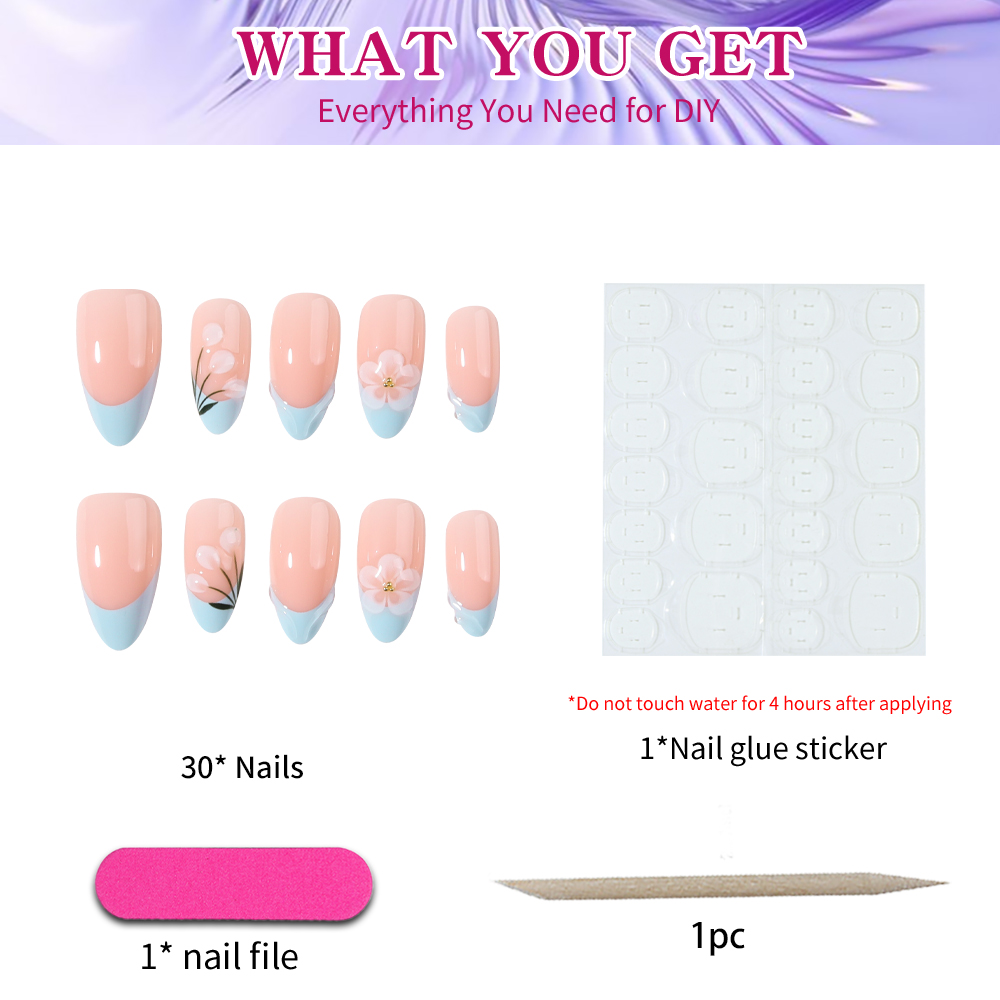 30 штук коротких наклеек для н – обзор и цена Nail Art Design