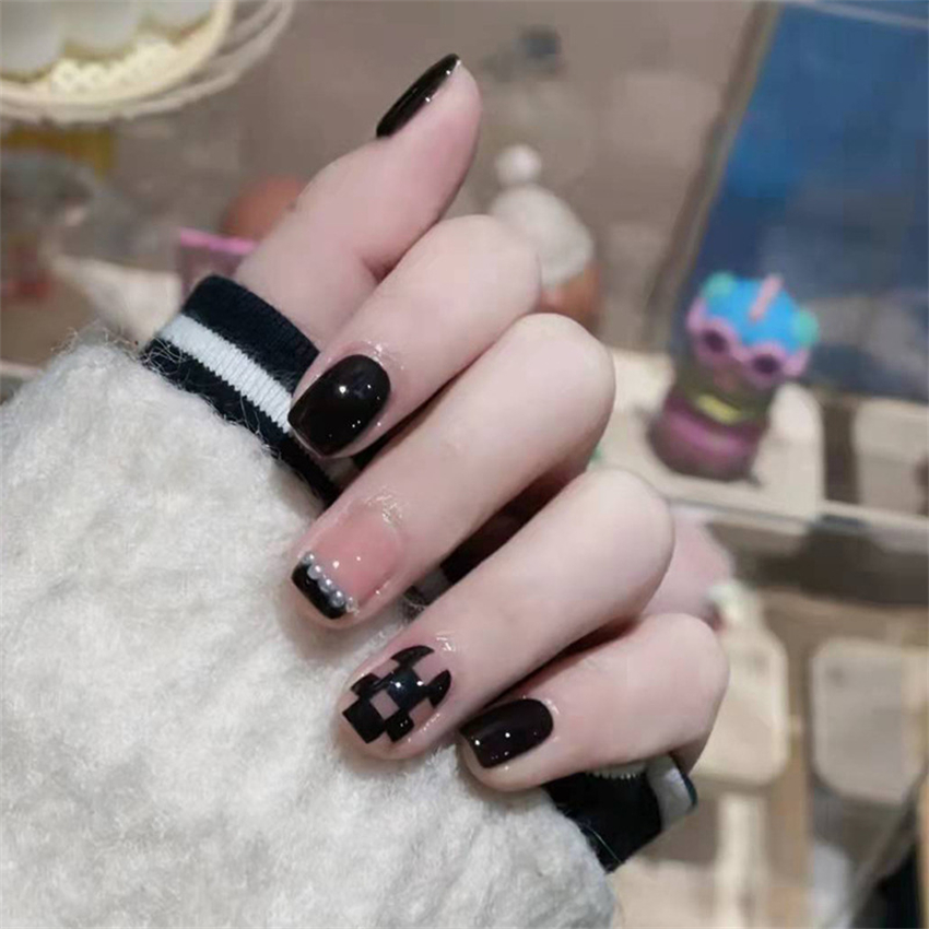 24 шт. короткие акриловые накл – обзор и цена Nail Art Glossy