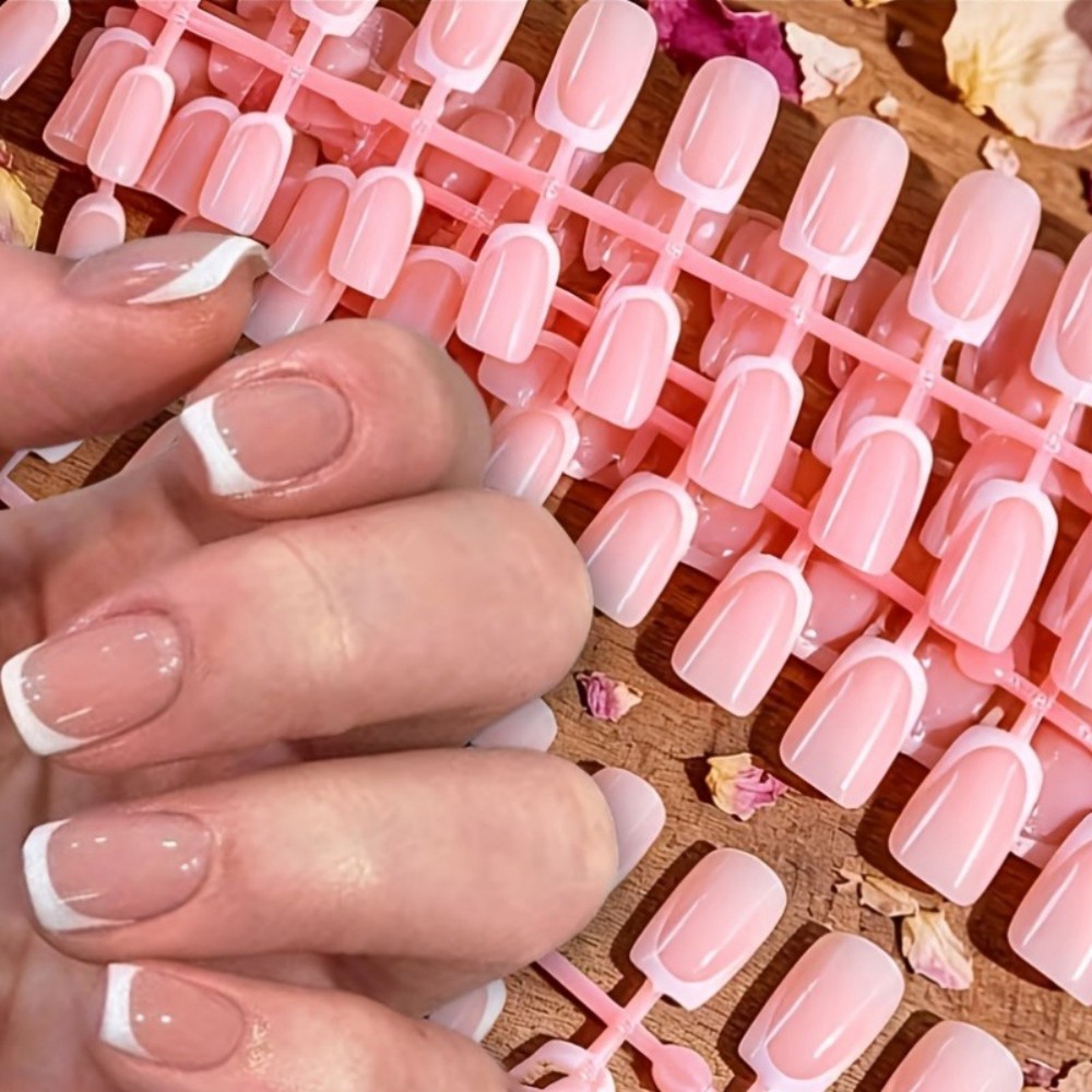 120 шт. коротких квадратных на – обзор и цена Nail Art French Nails