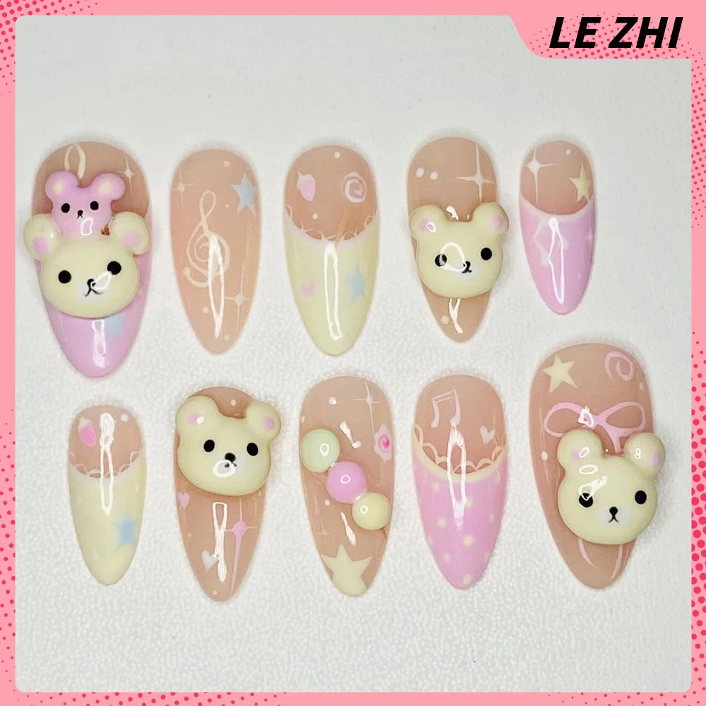 3D ручной работы Rilakkuma Pre – обзор и цена Nail Art Strawberry