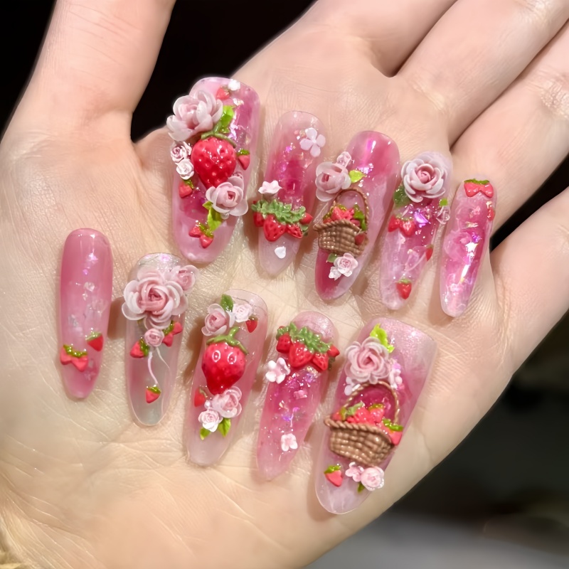 1 шт. силиконовая форма для но – обзор и цена Nail Art Strawberry