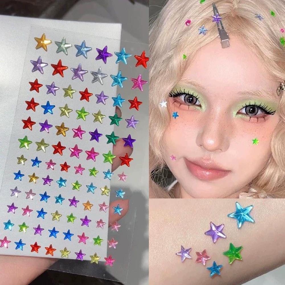 Самоклеящиеся стразы для лица, – обзор и цена Nail Art Design