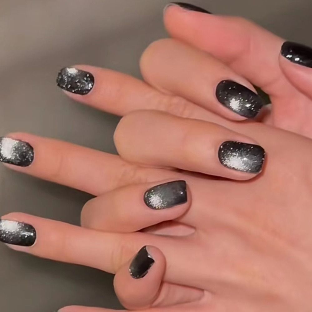 24 шт. многоразовых накладных  – обзор и цена Nail Art Full Cat Eye