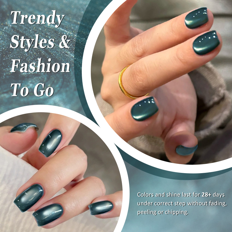 8 мл Изумрудно-зеленый кристал – обзор и цена Nail Art Emerald Green