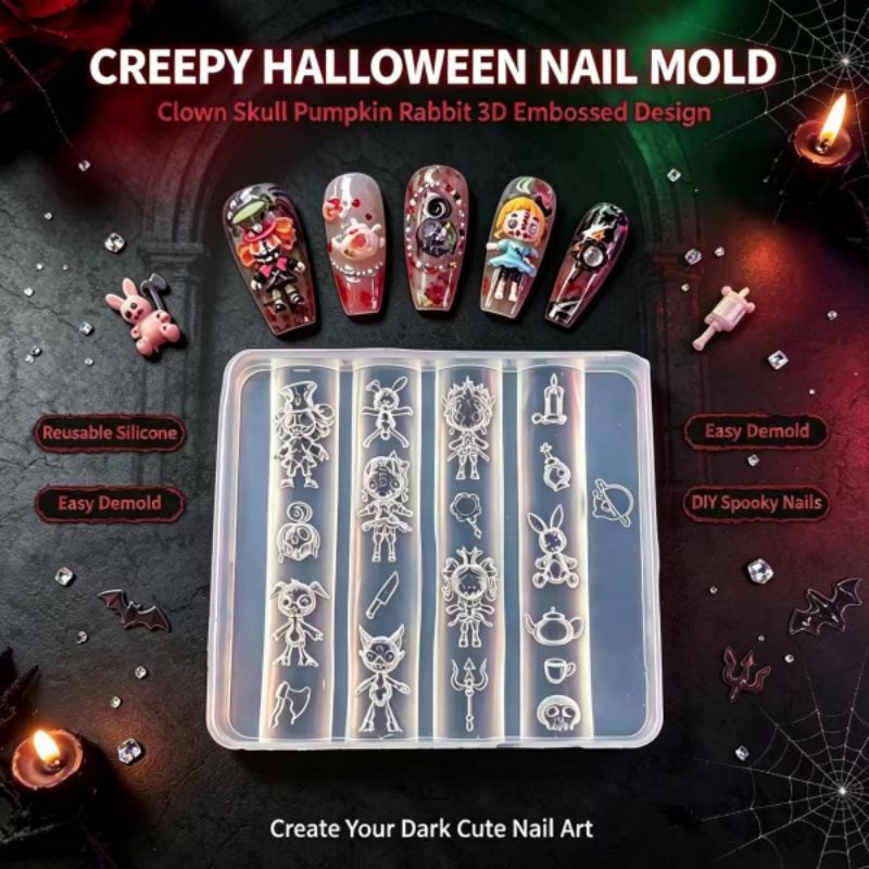 Набор для дизайна ногтей в сти – обзор и цена Nail Art Gothic