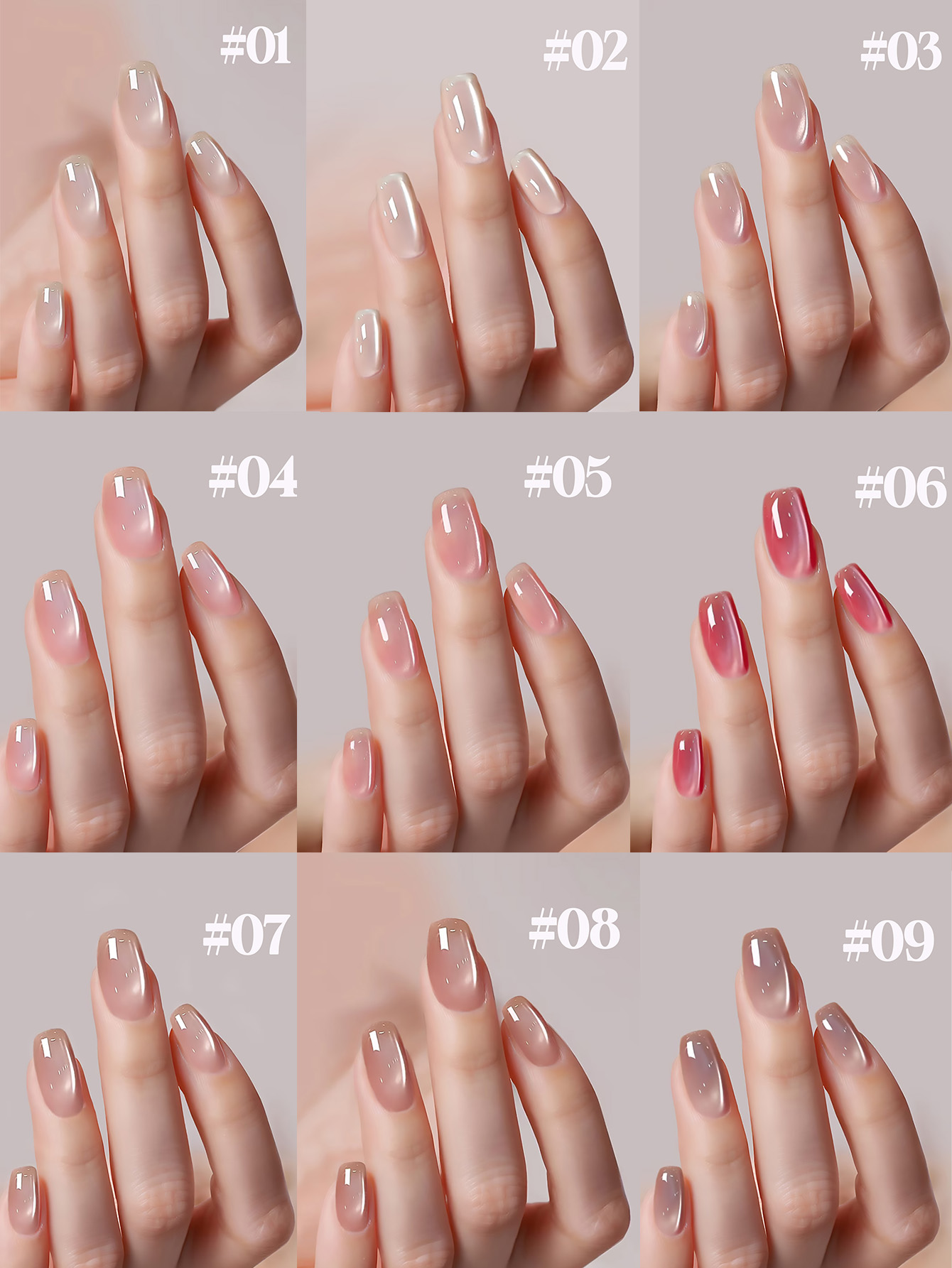 1-12 шт. TC Нежные свежие деву – обзор и цена Nail Art Cat Eye Pink