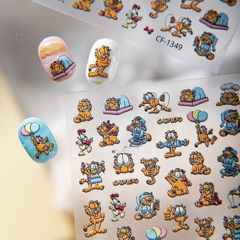 Новые наклейки для ногтей Garf – обзор и цена Nail Art Design