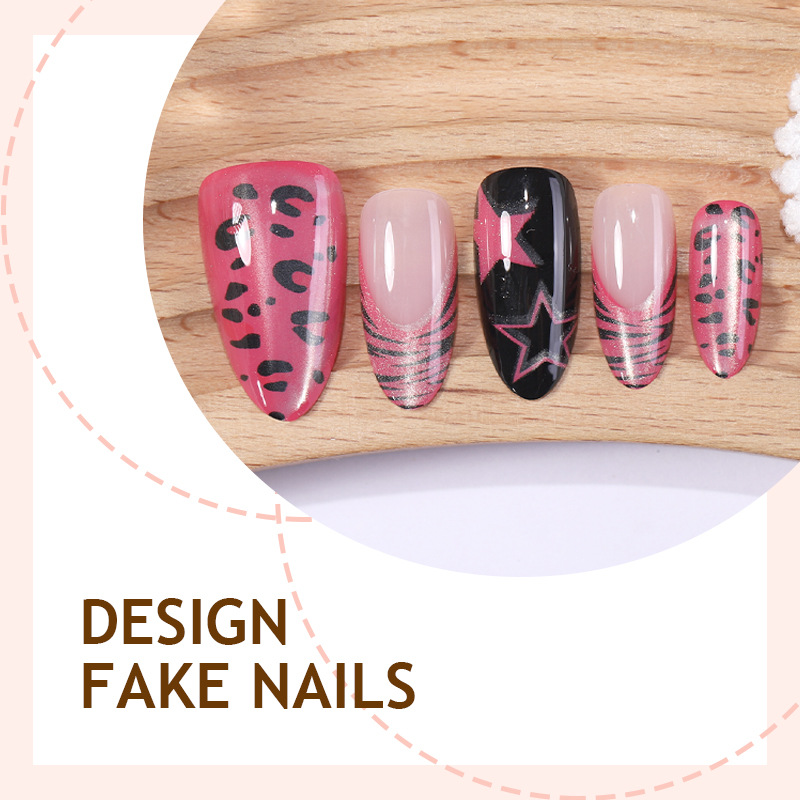 24 шт. накладных ногтей с лини – обзор и цена Nail Art Full Cat Eye