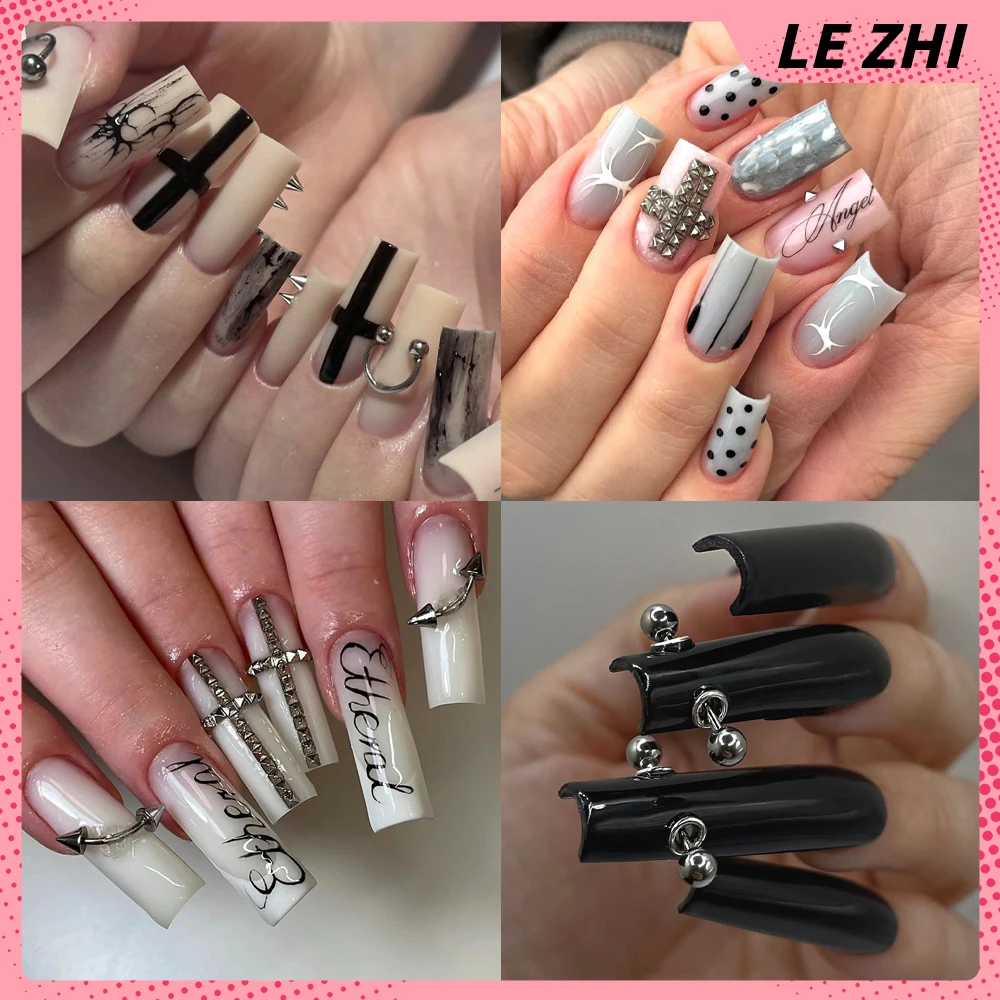 Y2K Spice Girls 10 шт. ручной  – обзор и цена Nail Art Gothic