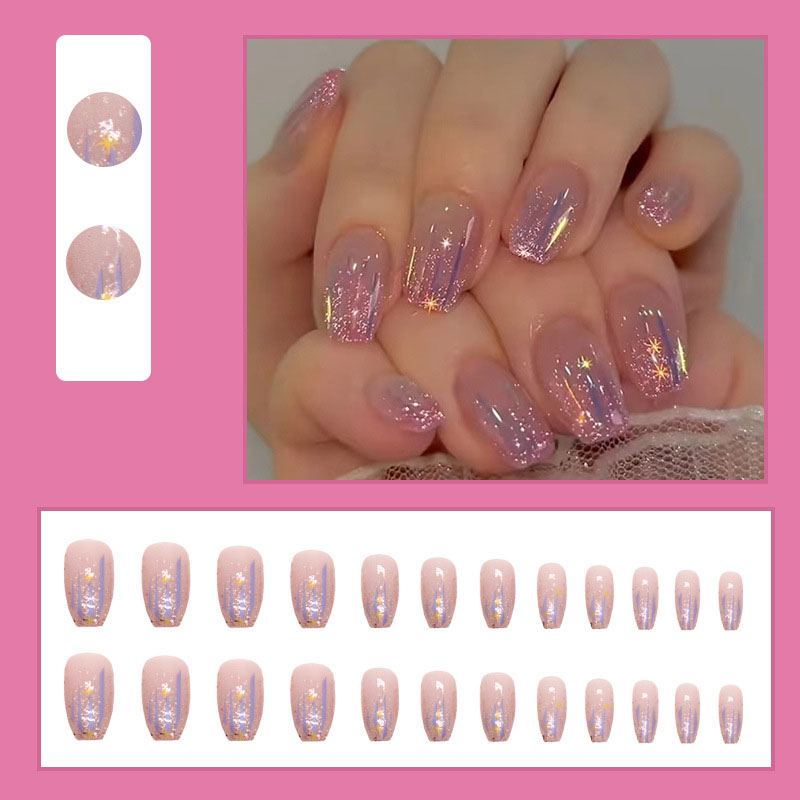 Короткие накладные ногти для ж – обзор и цена Nail Art Glossy