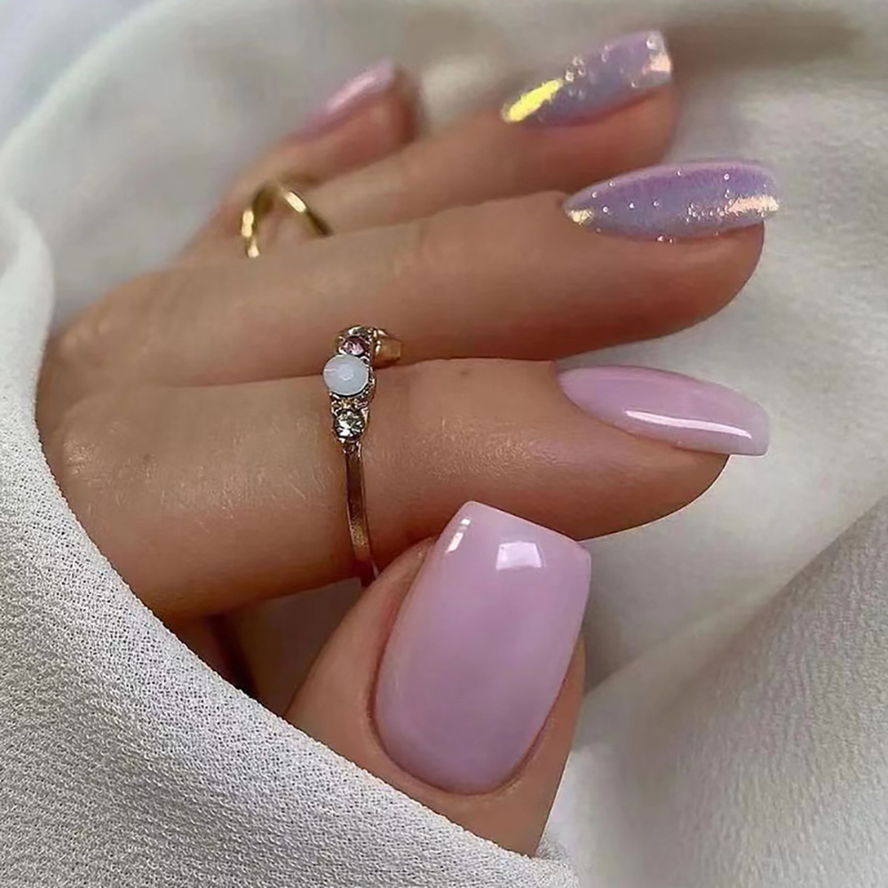 Короткие накладные ногти для ж – обзор и цена Nail Art Glossy