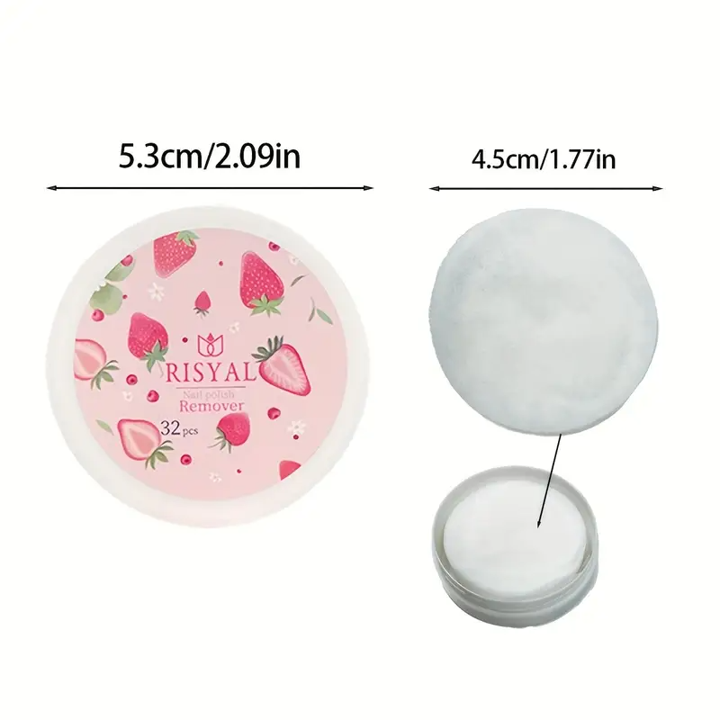 32 шт./кор. подушечки для снят – обзор и цена Nail Art Strawberry