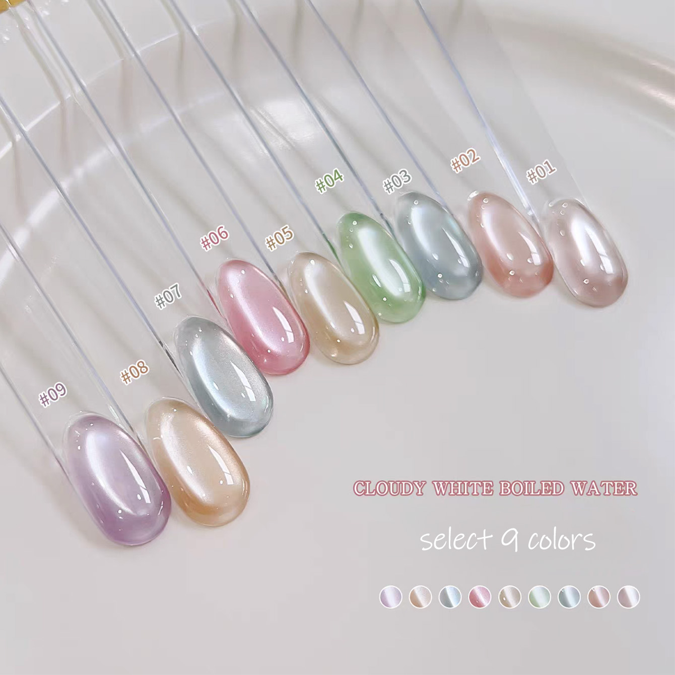 SHAKA 1 шт. Прозрачный матовый – обзор и цена Nail Art Cat Eye Pink