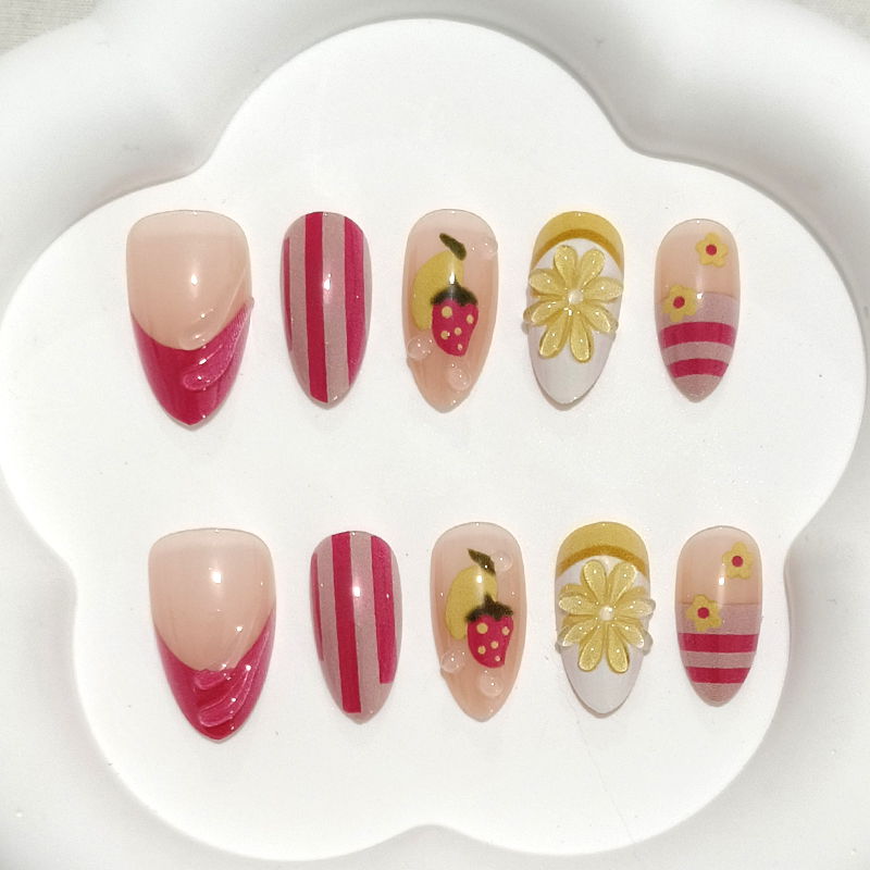 10 шт. милых наклеек для ногте – обзор и цена Nail Art French Nails