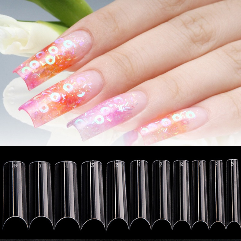 500 шт. XL Длинные накладные н – обзор и цена Nail Art Xl